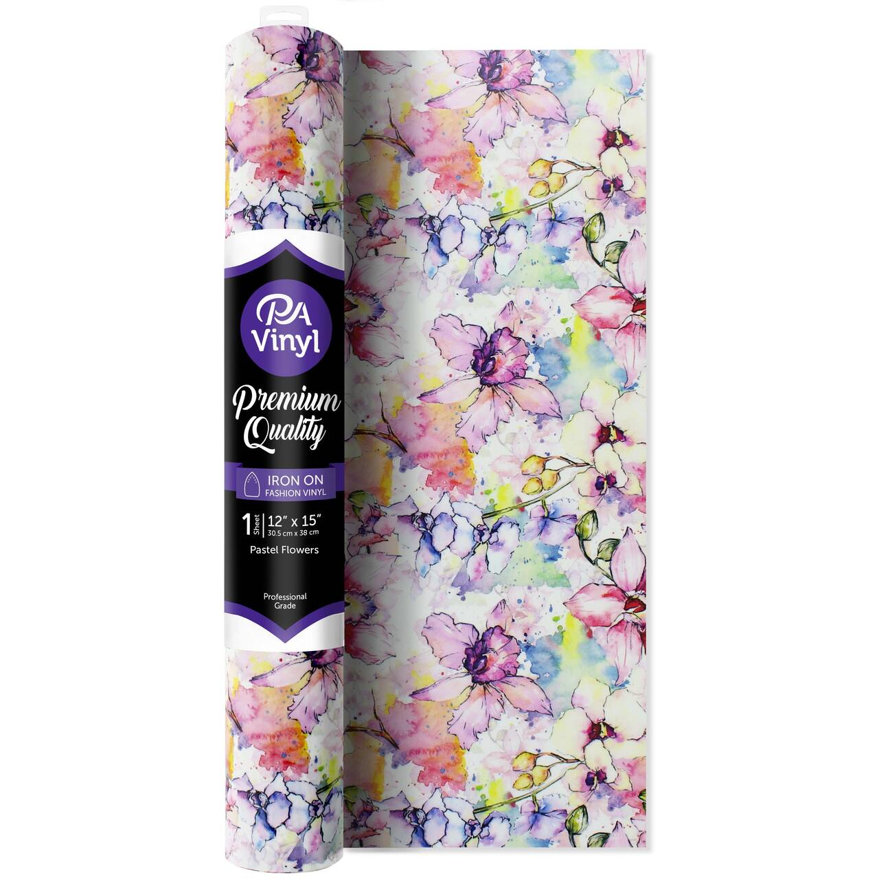 PA Vinyl Pastel Flowers Print Iron On Vinyl Michaels pa-vinyl-pastel-flowers-print-iron-on-vinyl-michaels